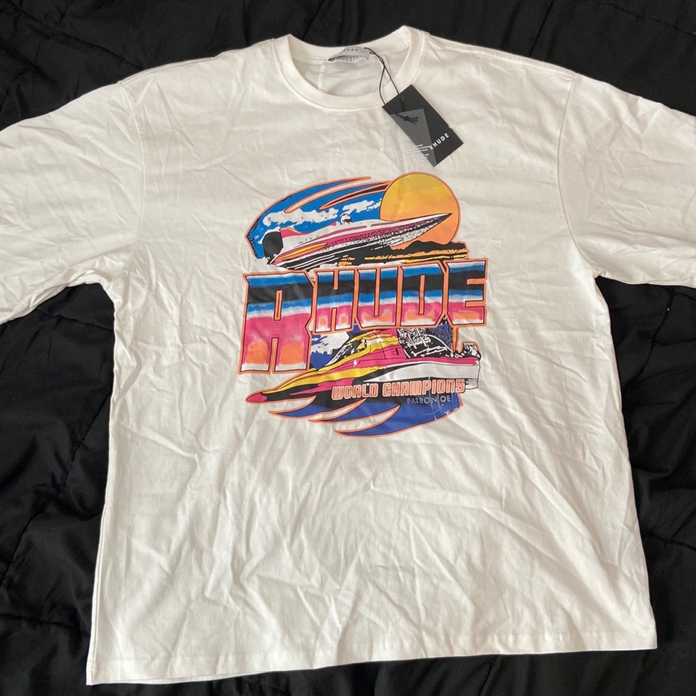 Rhude world champions shirt